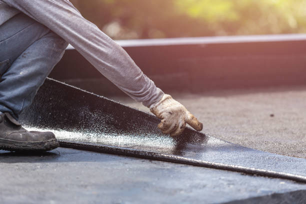 Professional Emergency Waterproofing technician working in North Prairie, WI